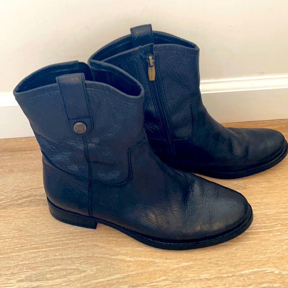 Vince camuto leather bootie